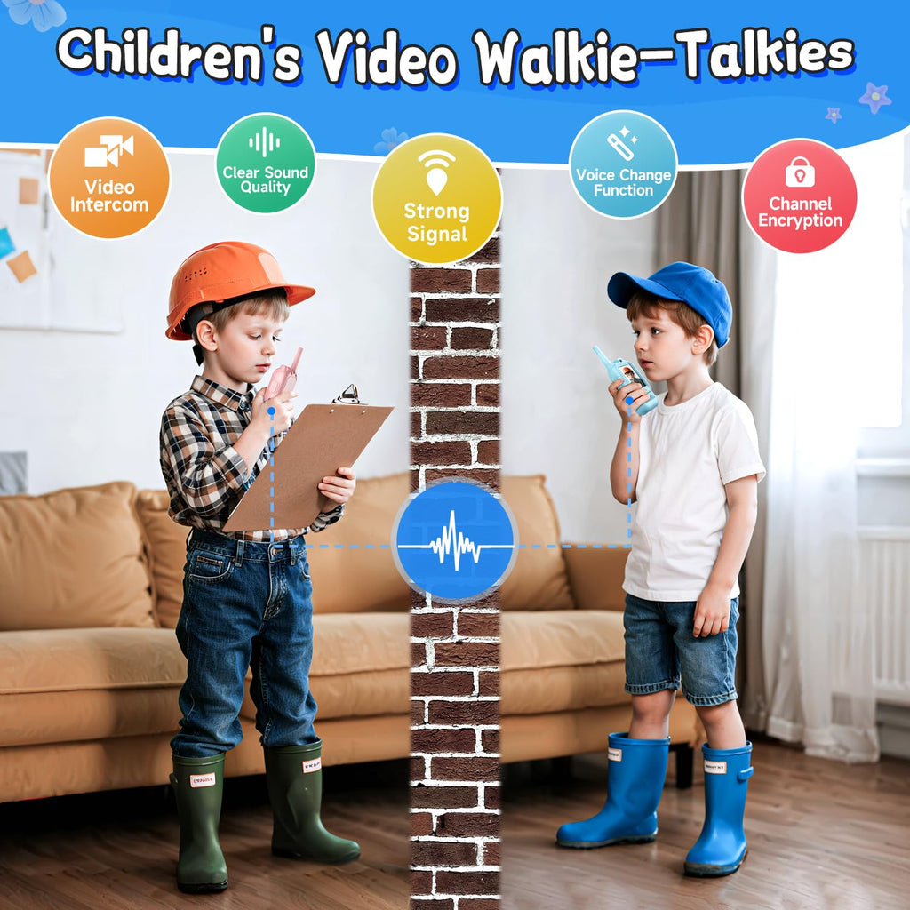 Video Walkie Talkies for Kids 2 Pack - UnboxTrove